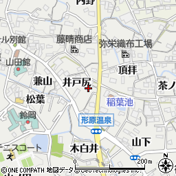 愛知県蒲郡市金平町井戸尻7周辺の地図