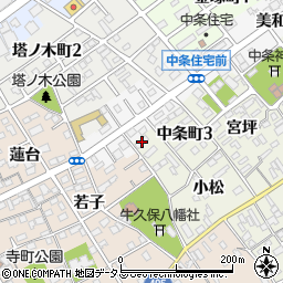 寿楽荘　第１荘周辺の地図