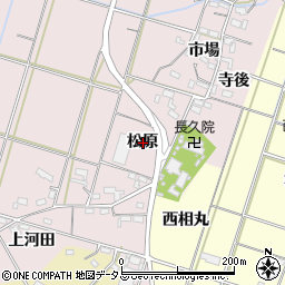 愛知県西尾市一色町池田松原周辺の地図