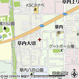 京都府京田辺市草内大切67-1周辺の地図