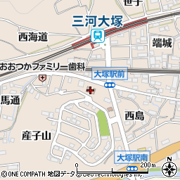 大塚公民館分室周辺の地図