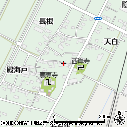 愛知県西尾市吉良町富田東屋敷21周辺の地図