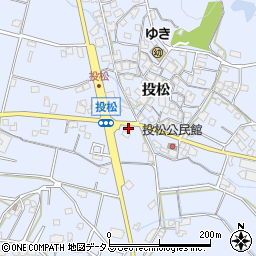 兵庫県加古川市志方町投松426周辺の地図