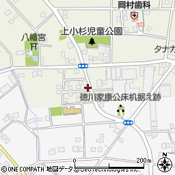 静岡県焼津市上小杉52周辺の地図