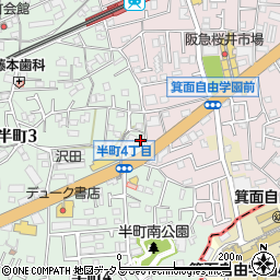 キャデラック・サーブ・ハマー大阪周辺の地図