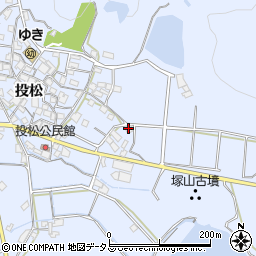 兵庫県加古川市志方町投松225周辺の地図
