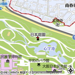 大阪府吹田市千里万博公園9周辺の地図