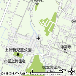 兵庫県姫路市四郷町上鈴208周辺の地図