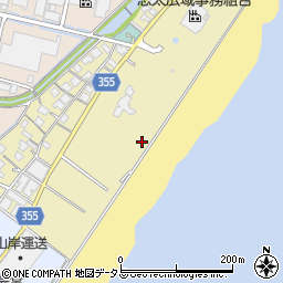 静岡県焼津市一色周辺の地図
