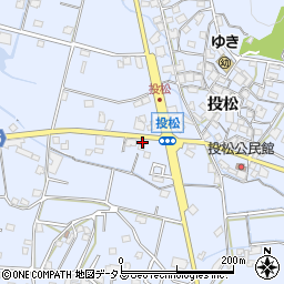 兵庫県加古川市志方町投松407周辺の地図