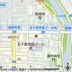 大阪府茨木市五十鈴町6周辺の地図