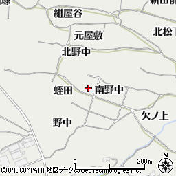 愛知県豊橋市石巻本町南野中周辺の地図