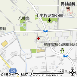 静岡県焼津市上小杉57周辺の地図