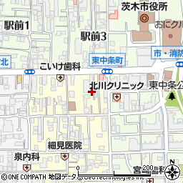 茨木ケアスクール周辺の地図