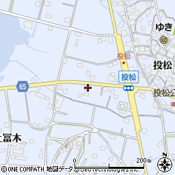 兵庫県加古川市志方町投松396周辺の地図