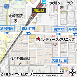 大阪府茨木市舟木町3周辺の地図