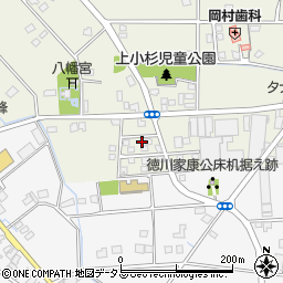 静岡県焼津市上小杉55周辺の地図