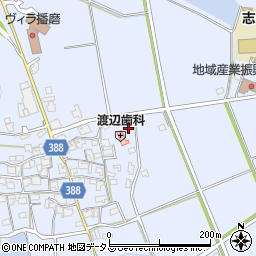 兵庫県加古川市志方町成井183周辺の地図