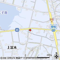 兵庫県加古川市志方町投松383周辺の地図