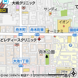 大阪府茨木市舟木町8周辺の地図