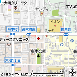 大阪府茨木市舟木町9周辺の地図