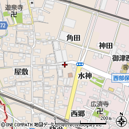 愛知県豊川市御津町赤根水神17周辺の地図