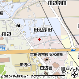 京都府京田辺市興戸犬伏38-10周辺の地図