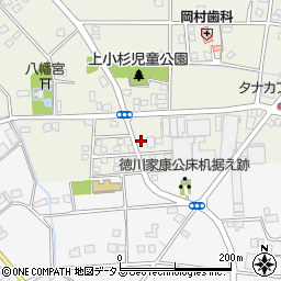 静岡県焼津市上小杉21周辺の地図