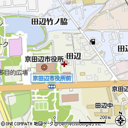 京田辺市消防本部予防課周辺の地図