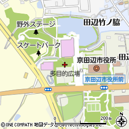 田辺公園周辺の地図