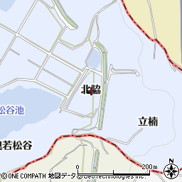 愛知県常滑市坂井北脇周辺の地図
