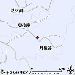 京都府綴喜郡井手町多賀丹後谷周辺の地図