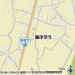 岡山県岡山市北区御津草生周辺の地図
