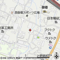 兵庫県姫路市御国野町西御着405周辺の地図