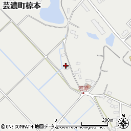 三重県津市芸濃町椋本3942周辺の地図