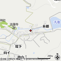 愛知県豊橋市石巻本町（本郷）周辺の地図