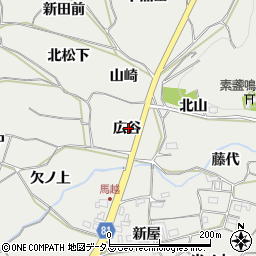 愛知県豊橋市石巻本町（広谷）周辺の地図