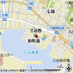 蒲郡市立三谷西保育園周辺の地図