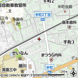 伊藤あみもの学院周辺の地図