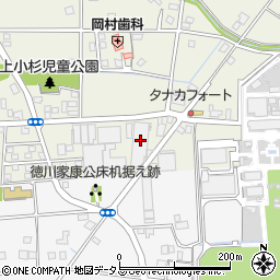 静岡県焼津市上小杉8周辺の地図