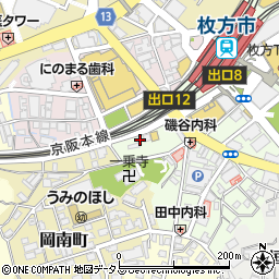 ニッポンレンタカー京阪枚方市駅前営業所周辺の地図