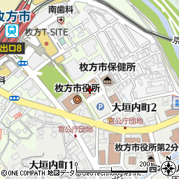 りそな銀行枚方市役所別館 ＡＴＭ周辺の地図