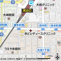 保険相談ショップ保険ほっとライン　茨木店周辺の地図