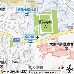 モン・シャトー百済坂周辺の地図