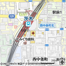 大阪府茨木市西中条町2-3周辺の地図