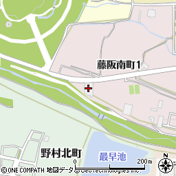 たんぽぽ藤阪周辺の地図