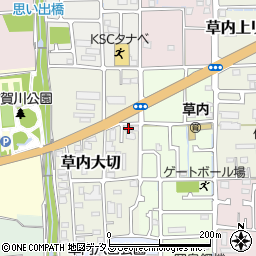 京都府京田辺市草内大切67-5周辺の地図