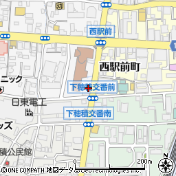 ソフトバンク　ＪＲ茨木駅前周辺の地図