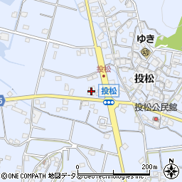 兵庫県加古川市志方町投松370周辺の地図