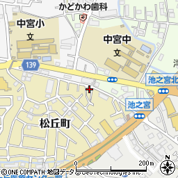 京屋周辺の地図